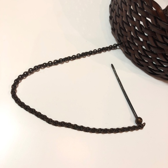 Italian woven leather belt - Picture 3 of 4